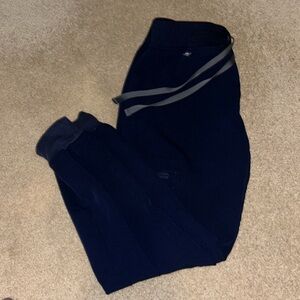 Navy blue figs joggers xs petite
